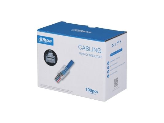 Dahua Technology DH-PFM976-531-PT, RJ-45, Läpinäkyvä, Uros, Suora, Messinki, Polykarbonaatti (PC), 23/24