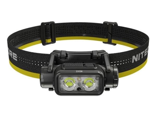 Nitecore NU45, Hodebåndslommelykt, Svart, Polykarbonat (PC), Knapper, Batterinivå, 2 m