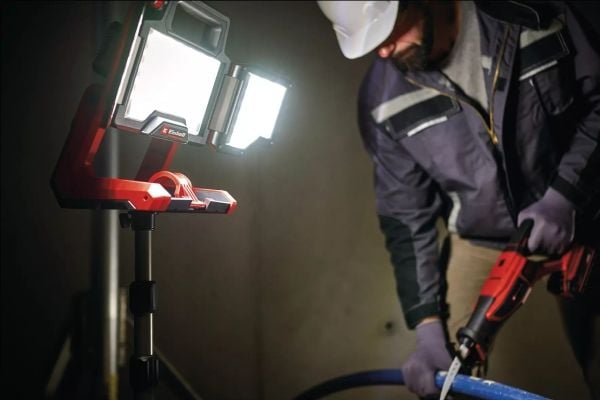 Einhell TP-CL 18/3000 Li Set, LED, 60 ampuller, 1,75 kg, Sort, Rød, Frittstående arbeidslys - SOLO