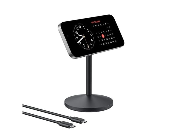 Anker MagGo, Sisätila, USB, Langaton lataaminen, musta