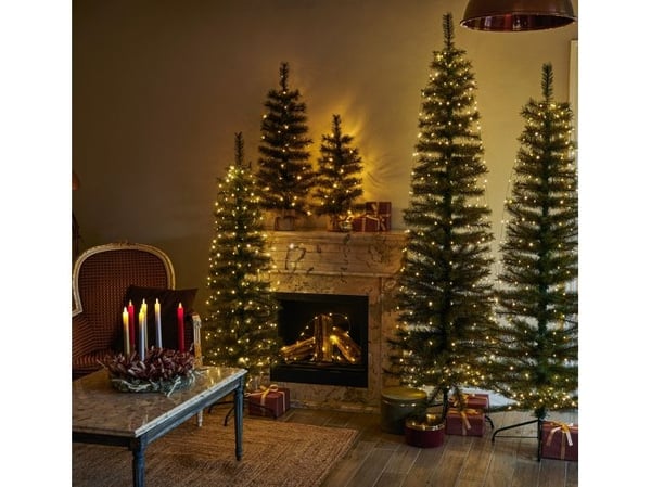 Sirius Home Alvin Tree, Vihreä, LED, 20 lamppua, Lämmin valkoinen, Akku, 600 mm