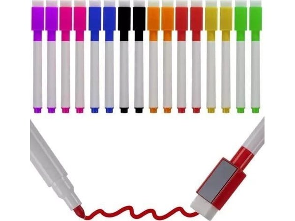 Maaleo Whiteboardpennor torrtorkbara set 16 st. 21647