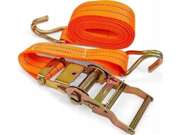 Lastestrop 4000 kg 9m - Heavy duty 50mm x 9 m orange