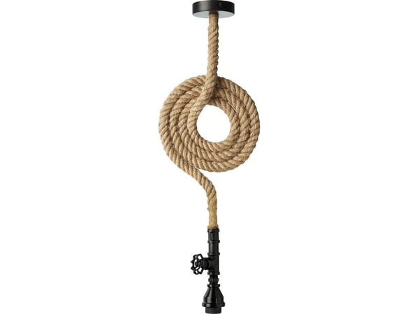 Hengelampe nielsen_light PENDEL HOSE MED REB SORT MATT
