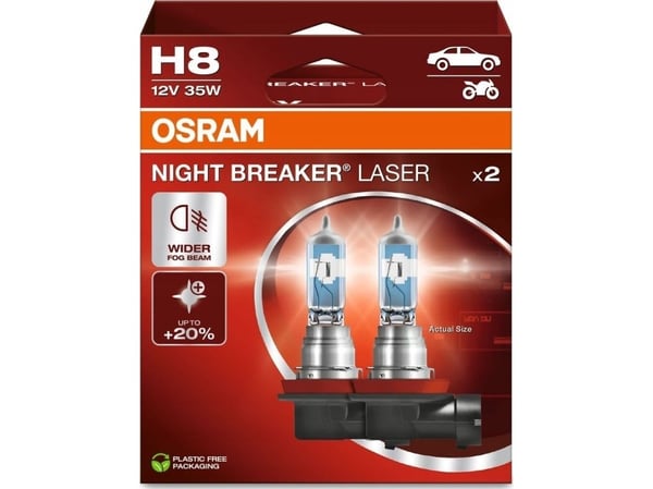 Osram Night Breaker Laser - H8 Bilpærer