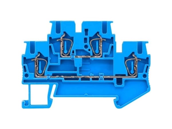 Siemens 8WH2020-0AF01 Kaksinapainen liitin Jousivetoinen liitin Sininen 1 kpl