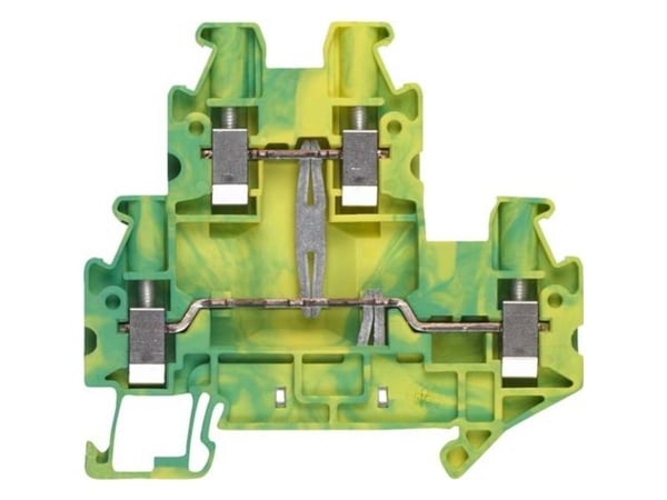 Siemens 8WH1020-0CG07 dubbel skruv-/raträqklämma skruvar grön-gul (50 st.)