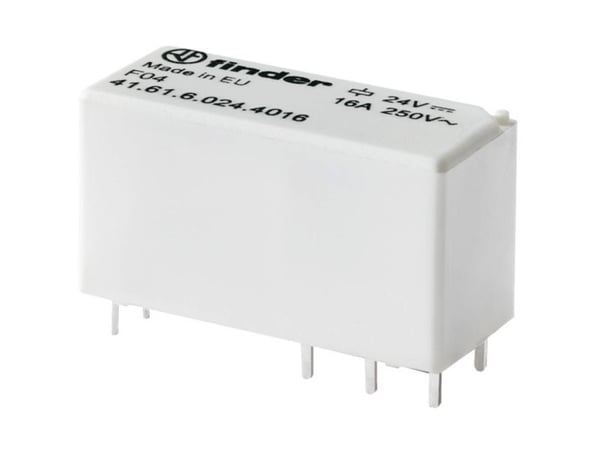 Finder 41.61.6.012.4016 Tulostusrele 12 V/DC 16 A 1 x vaihtokosketin 1 kpl 1 kpl