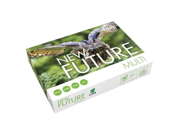 Printerpapir Future Multitech A4 80g hvid m/huller - (500 ark)