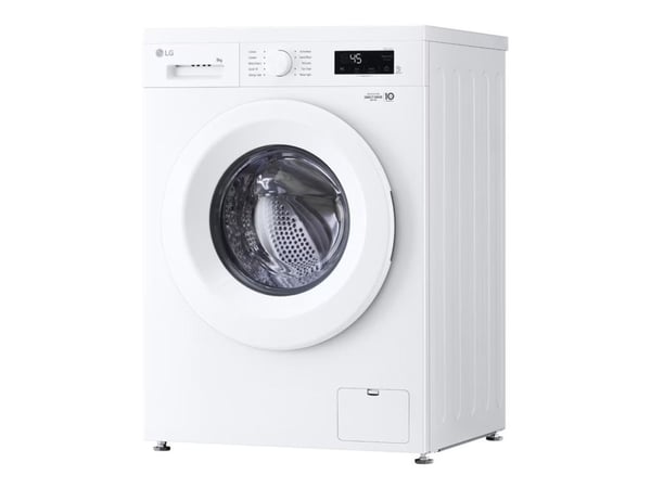 LG F4X1009NWK - Pesukone - Wi-Fi - leveys: 60 cm - syvyys: 59 cm - korkeus: 85 cm - edestä täytettävä - 9 kg - 1400 rpm - kirkkaanvalkoinen