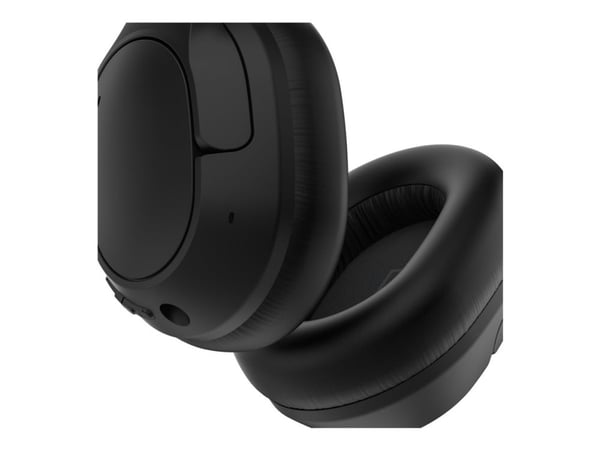 Belkin SoundForm Isolate - Hodetelefoner med mikrofon - full størrelse - Bluetooth - trådløs, kablet - aktiv støydemping - USB-C, 3,5 mm jakk - lyd...
