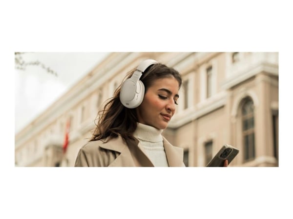 Belkin SoundForm Isolate - Hodetelefoner med mikrofon - full størrelse - Bluetooth - trådløs, kablet - aktiv støydemping - USB-C, 3,5 mm jakk - lyd...