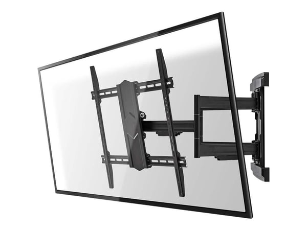 Nedis TVWM6570BK - Brakett - full bevegelse - for TV - stål - svart - skjermstørrelse: 37"-90" - veggmonterbar