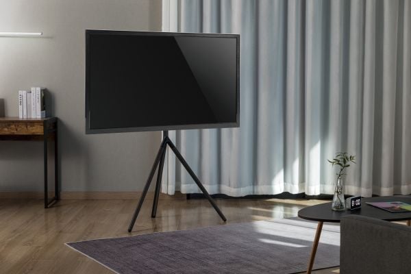 Sinox Tripod TV gulvstand med drejbar top. 45"-65". Sort