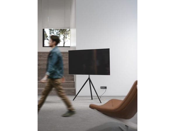 Sinox Tripod TV gulvstand med drejbar top. 45"-65". Sort