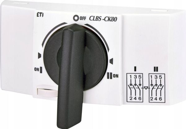 Etipo Adapteri I-0-II kytkinrakenteelle Eti CLBS-CK80 ETI Polam 004661439 ETI Polam 004661439