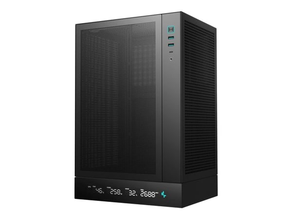DeepCool CH170 DIGITAL - Mini-ITX - ingen strømforsyning (ATX / SFX / SFX-L) - svart