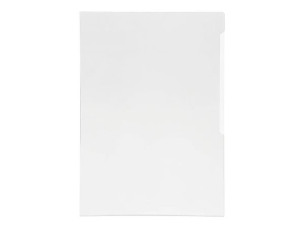 DURABLE BUSINESS - L-formet mappe - for dokumenter - for A4 (210 x 297 mm) - gjennomsiktig (en pakke 100)