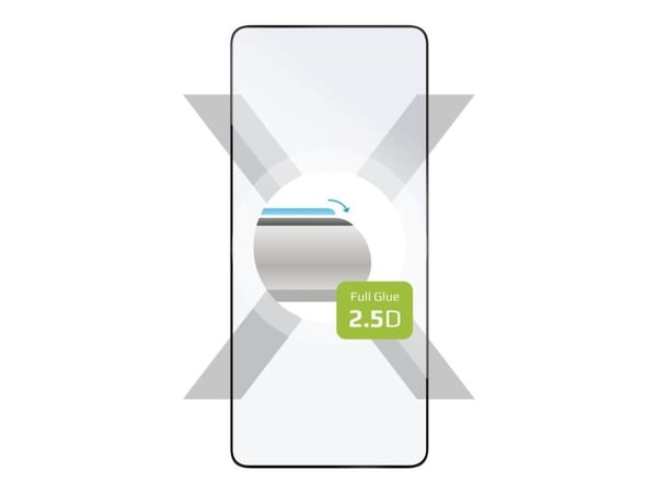 Fast Fast | FIXGFA-1281-BK | Skjermsparer | Xiaomi | Redmi Note 13 Pro 5G/POCO X6 5G | Herdet glass | Svart | 2,5D
