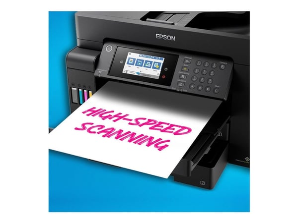 Epson EcoTank ET-16605 - Multifunksjonsskriver - farge - ink-jet - ITS - A3 (medie) - opp til 25 spm (trykking) - 550 ark - 33.6 kbps - USB, LAN, U...