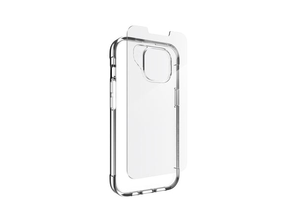 Zagg Luxe + Glass 360 - Baksidedeksel for mobiltelefon - grafen - for Apple iPhone 13, 14, 15, 16e