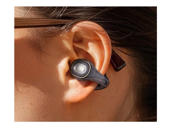 Soundcore C30i - True wireless-hodetelefoner med mikrofon - åpent øre - over-øret-montering - Bluetooth - svart