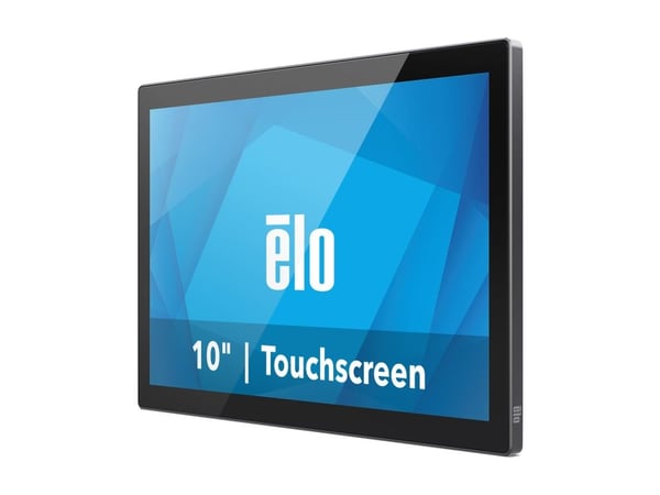 Elo 1004LS - LED-skjerm - 10.1" - berøringsskjerm - 1280 x 800 Full HD @ 60 Hz - 400 cd/m² - 800:1 - 30 ms - USB-C - høyttalere - mørk grå