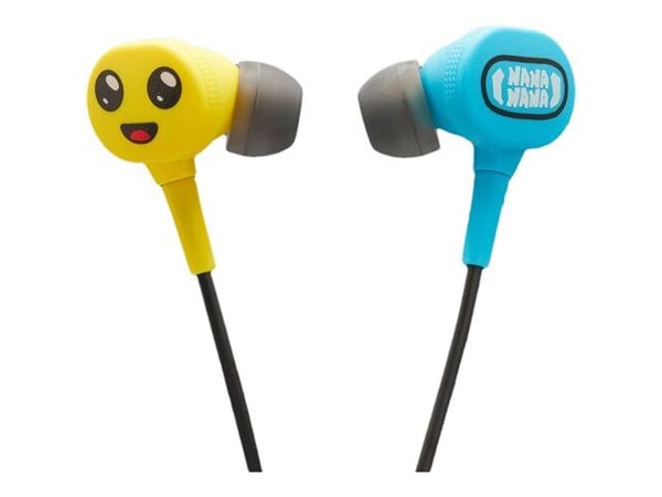 PowerA Fortnite Peely - Ørepropper med mikrofon - i øret - kablet - 3,5 mm jakk