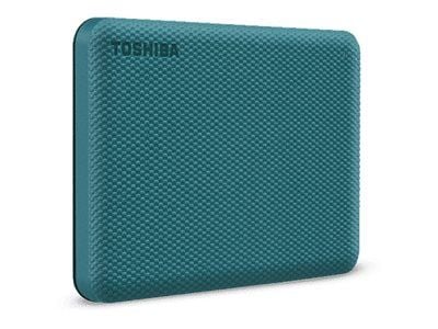 Toshiba Canvio Advance - Harddisk - 2 TB - ekstern (bærbar) - 2.5" - USB 3.2 Gen 1 - grønn