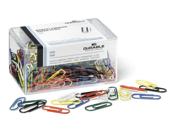 DURABLE - Binders - round - 26 mm - metall - lakkert - assorterte farger - pakke av 500