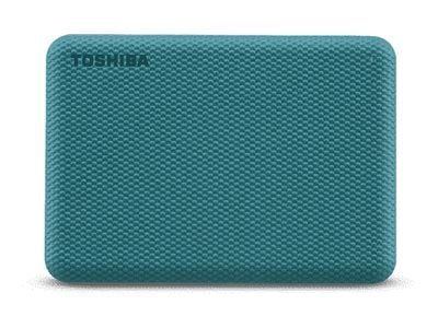 Toshiba Canvio Advance - Harddisk - 4 TB - ekstern (bærbar) - 2.5" - USB 3.2 Gen 1 - grønn