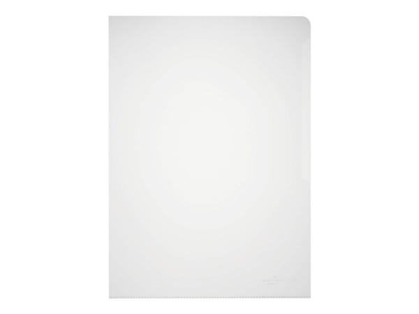 DURABLE Standard - L-formet mappe - for dokumenter - for A4 (210 x 297 mm) - krystallklar (en pakke 100)