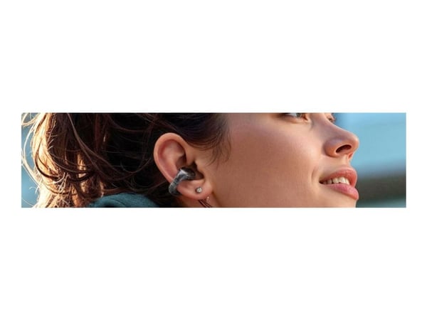 Soundcore C30i - True wireless-hörlurar med mikrofon - öppet öra - montering över örat - Bluetooth - svart