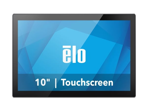 Elo 1004LS - LED-skjerm - 10.1" - berøringsskjerm - 1280 x 800 Full HD @ 60 Hz - 400 cd/m² - 800:1 - 30 ms - USB-C - høyttalere - mørk grå