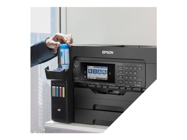 Epson EcoTank ET-16605 - Multifunksjonsskriver - farge - ink-jet - ITS - A3 (medie) - opp til 25 spm (trykking) - 550 ark - 33.6 kbps - USB, LAN, U...