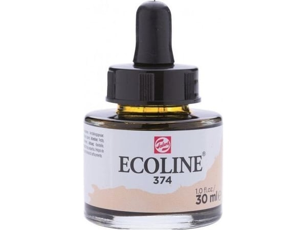 Ecoline flytende akvarellflaske Pink Beige 374