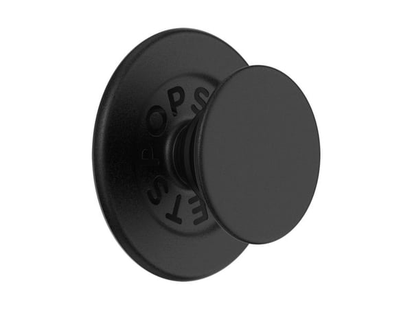 PopSockets PopGrip - Sormikahva/tukijalka matkapuhelimelle - MagSafe, pyöreä - musta