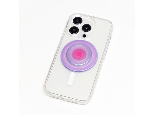 PopSockets Aura, Grep, Rosa, Lilla, Ingen mønster, Apple, iPhone 12+, 1 stykker