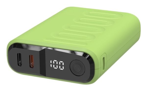 RealPower PB-10000C PD+, 10000 mAh, lysegrønn