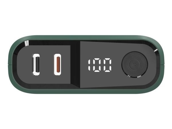 RealPower PB-10000C PD+, 10000 mAh, Mørkegrønn