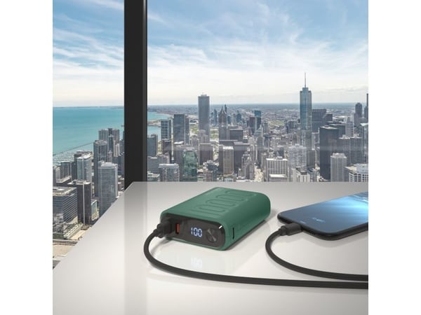RealPower PB-10000C PD+, 10000 mAh, Mørkegrønn