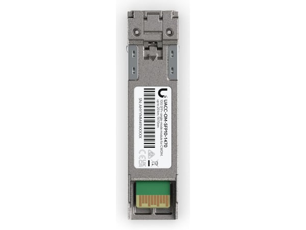 Ubiquiti UACC-OM-SFP10-1470, Fiber optisk, 11300 Mbit/s, SFP+, LC (UPC), 20000 m, 1470 nm