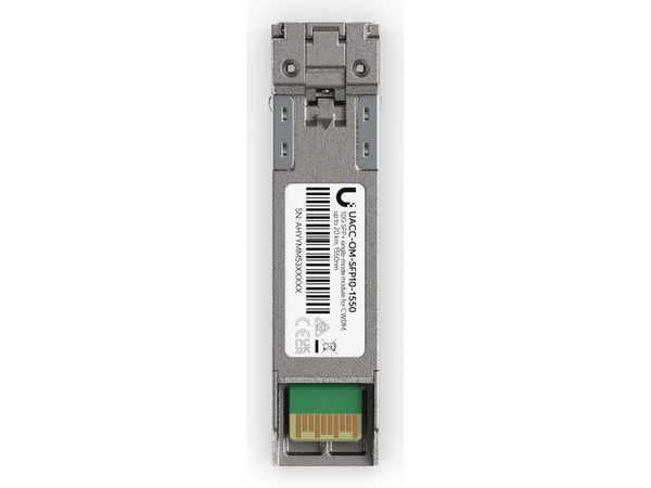 Ubiquiti UniFi - SFP+ transceivermodul - 10GbE - 10GBase-CWDM - LC/UPC-enkeltmodus - opp til 20 km - 1550 nm