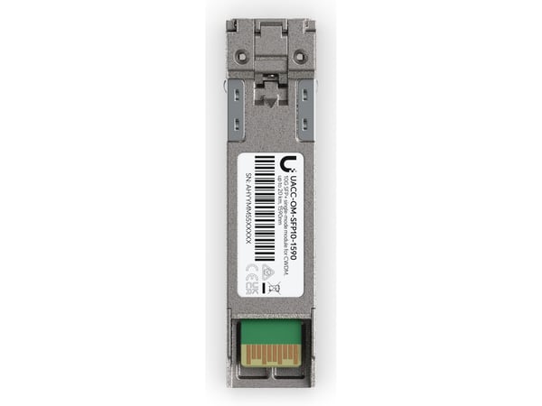 Ubiquiti UniFi - SFP+ transceivermodul - 10GbE - 10GBase-CWDM - LC/UPC-enkeltmodus - opp til 20 km - 1590 nm