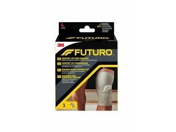 3M FUTURO 76588, Kne, Støttebandasje, L, Nylon,Polyester,Spandex, Grå, Sport