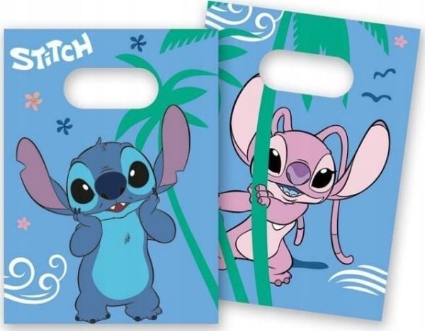 Stitch &amp; Angel papirposer, 4 kpl