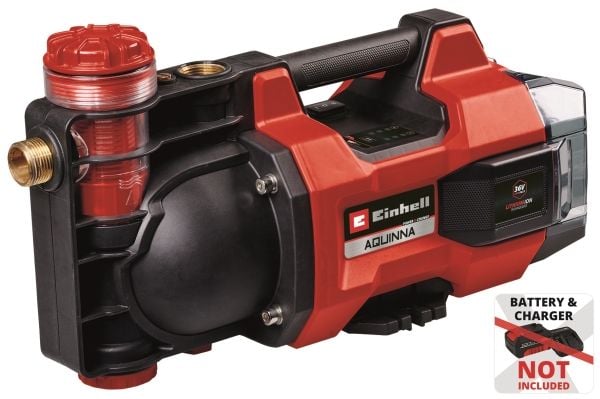 Einhell AQUINNA 36/35 F LED trådløs hagepumpe 3800 l/t 37 m - SOLO