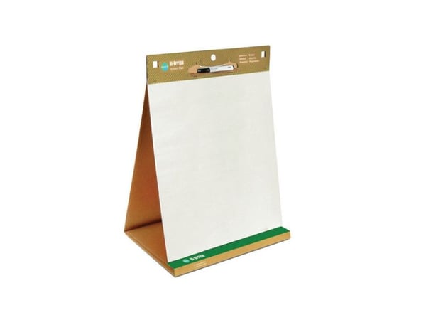 Bordflipover Bi-Office Earth-it! hvid m/20 ark