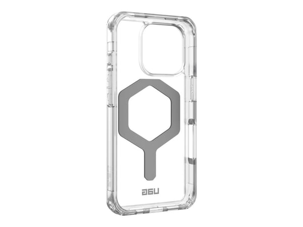 UAG Plyo Series - Baksidedeksel for mobiltelefon - MagSafe-samsvar - termoplastisk polyuretanramme (TPU), bakplate av polykarbonat - is/sølv - for ...