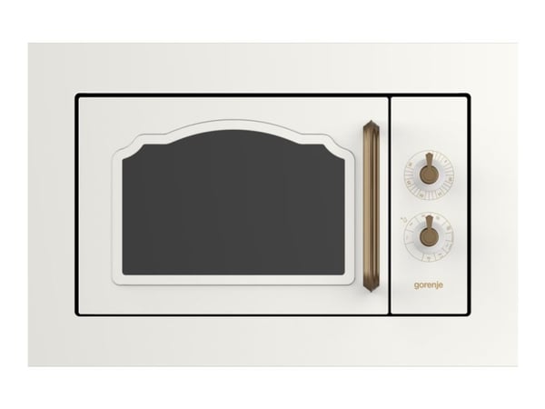 Gorenje Classico BM235CLI - Mikrobølgeovn med grill - innebygd - 23 liter - 800 W - beige Gorenje Classico BM235CLI - Mikrobølgeovn med grill - innebygd - 23 liter - 800 W - beige